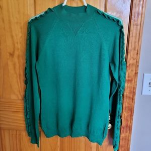 Venus Ruffle Sleeve Sweater